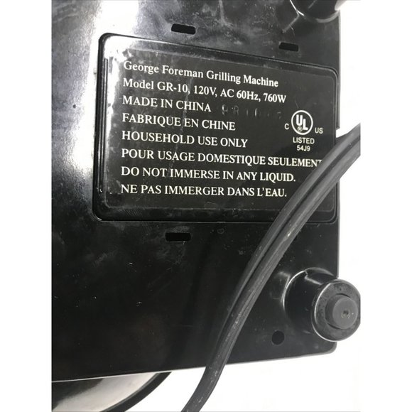 George Foreman Lean Mean Fat Reducing Grilling Machine Two Patty Size Small GR10 - Picture 8 of 9